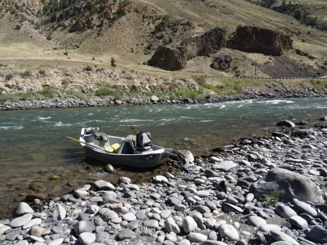 First class transport, Yellowstone River.  