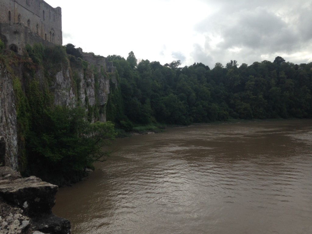 The River Wye at Chepstow Castle
