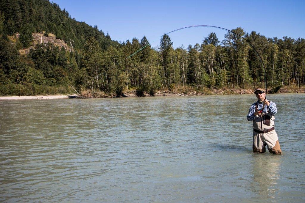 On the Squamish in September, expect your rod to be bent often! 