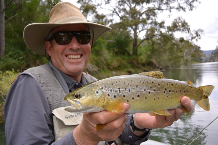 The Goulburn last summer. The 400 ML/d flow this winter will make a good trout river better. 